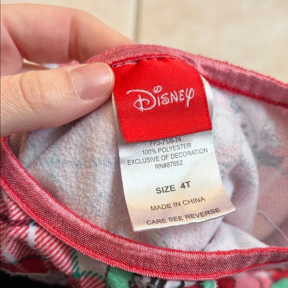 Disney Red and Green Mickey Mouse Kids Nightgown - Picture 2 of 3